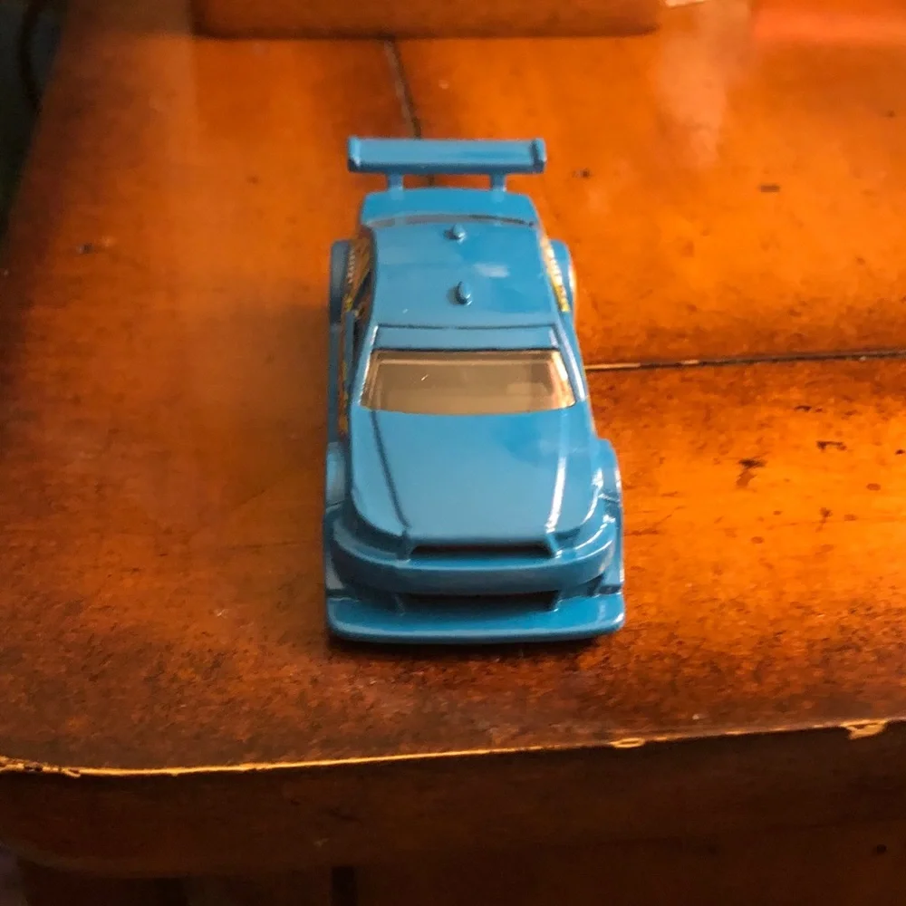 Blue Kids Toy Race Car - Durable Die-Cast Vehicle